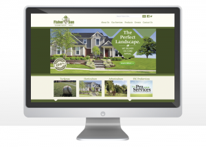 Custom Landscape Website Designed